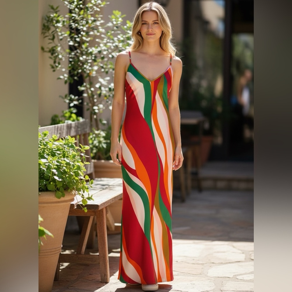 CUPSHE Maxi Slip Dress - Picture 9 of 11